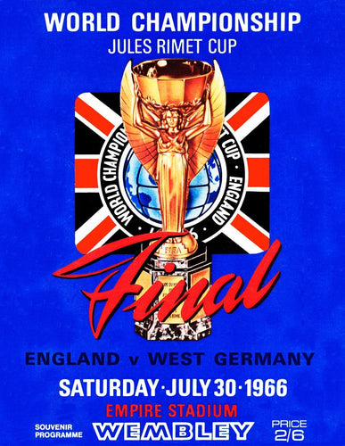 Programa de la final del Mundial 1966