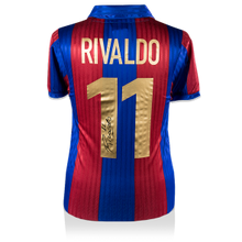 Camiseta firmada por Rivaldo Barcelona Temporada 99