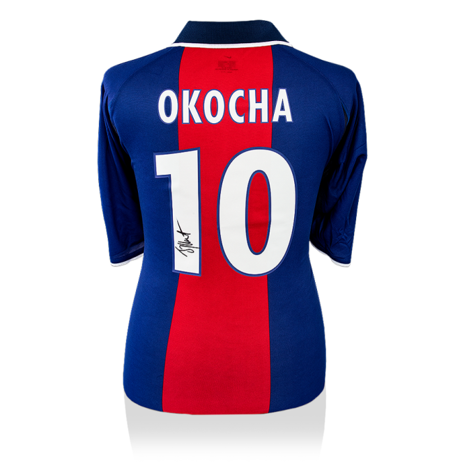 Camiseta firmada por Jay-Jay Okocha: Paris Saint-Germain 2000-01