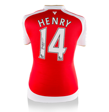 Camiseta firmada por Thierry Henry Arsenal Local