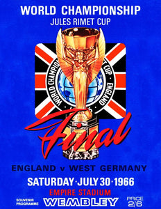 Programa de la final del Mundial 1966
