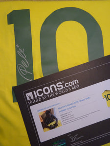 Camiseta firmada por Pele Retro Brasil: Edición Numero 10