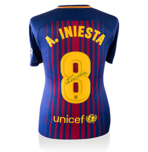 Camiseta firmada por Andres Iniesta del FC Barcelona 2017-18