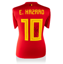 Camiseta firmada por Eden Hazard Belgica 2018
