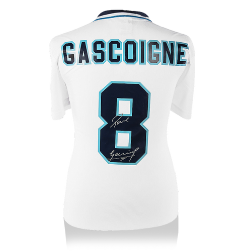 Camiseta firmada por Paul Gascoigne Euro 96