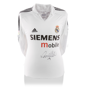 Camiseta firmada por Ronaldo Nazario del Real Madrid 2003-04