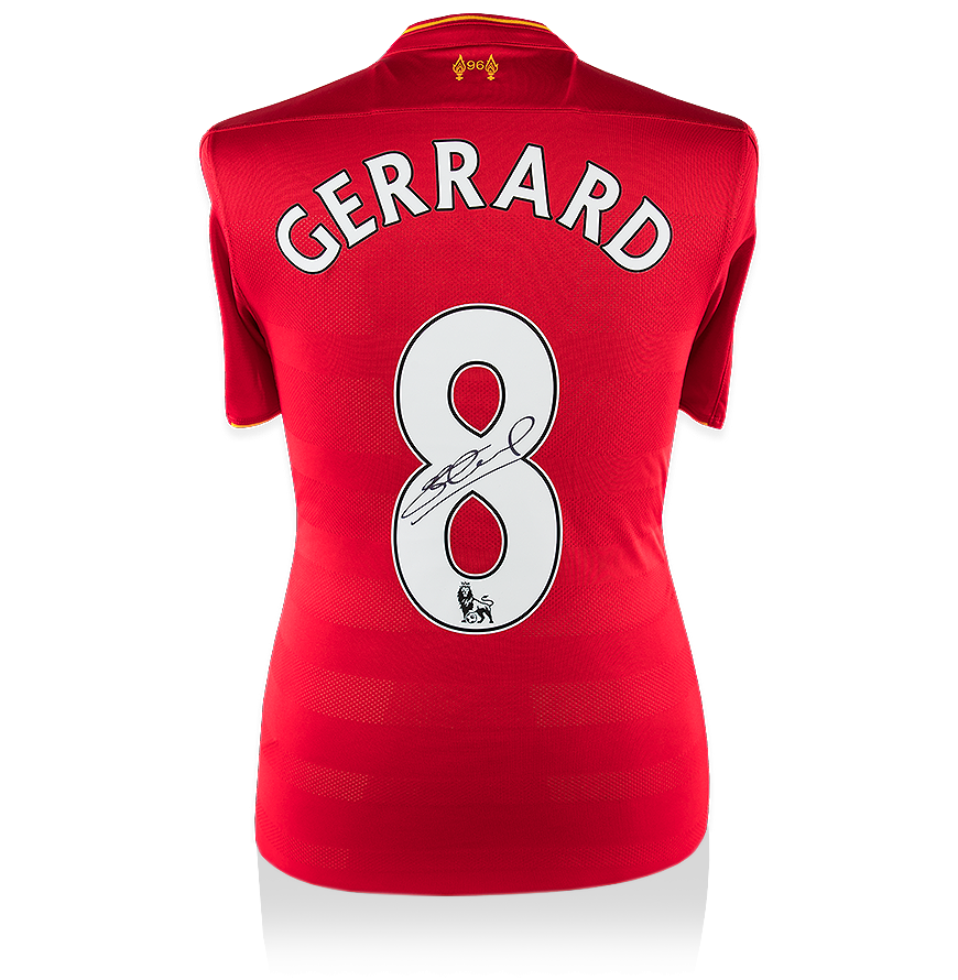 Camiseta Firmada por Steven Gerrard Liverpool 2016-17