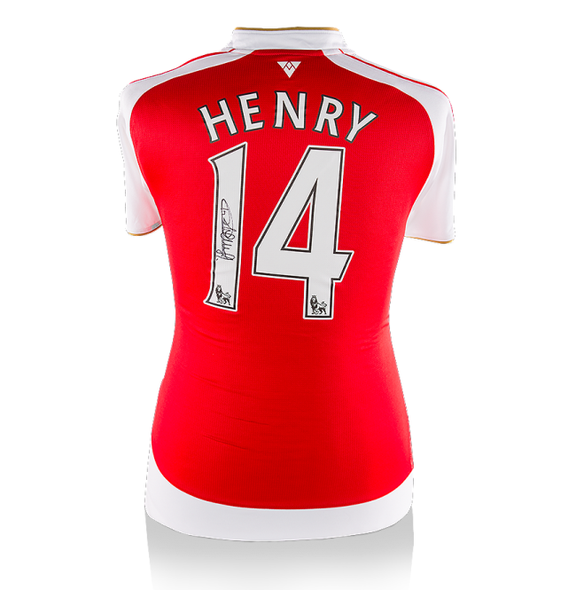 Camiseta firmada por Thierry Henry Arsenal Local