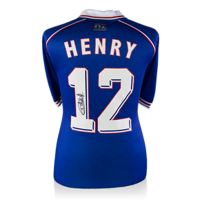 Camiseta firmada por Thierry Henry - Francia 1998